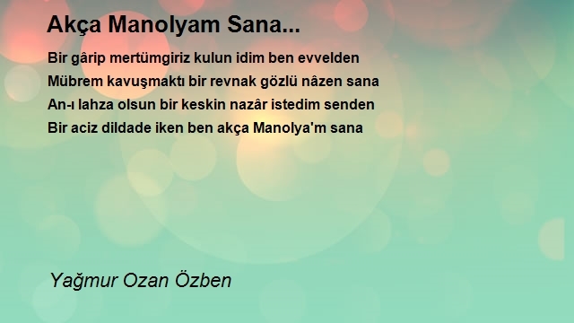 Yağmur Ozan Özben