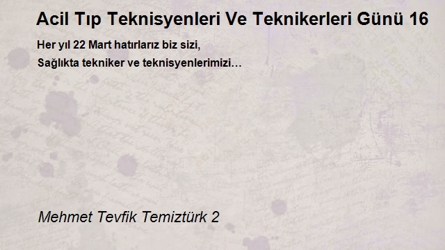 Mehmet Tevfik Temiztürk 2