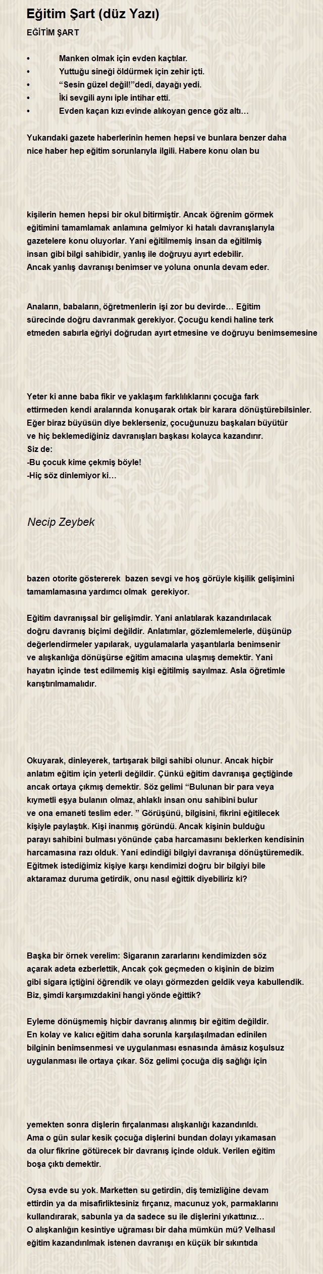 Necip Zeybek