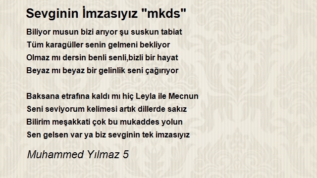 Muhammed Yılmaz 5