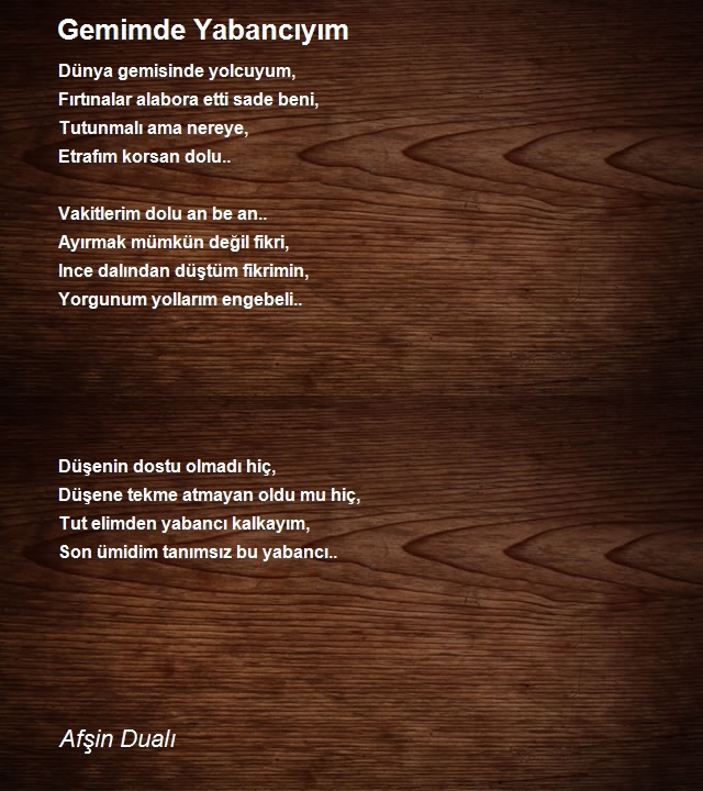 Afşin Dualı