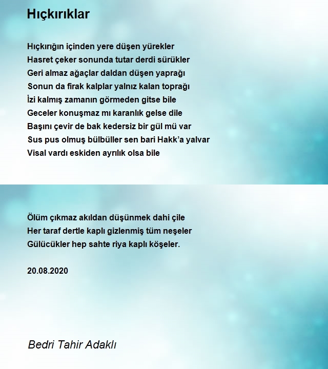 Bedri Tahir Adaklı