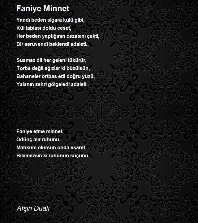 Afşin Dualı