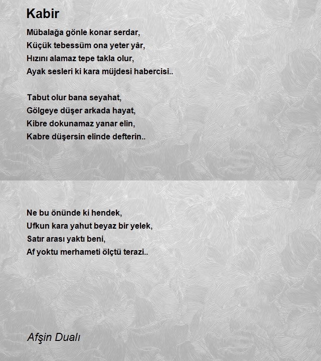 Afşin Dualı