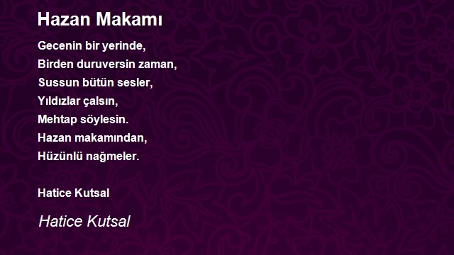 Hatice Kutsal