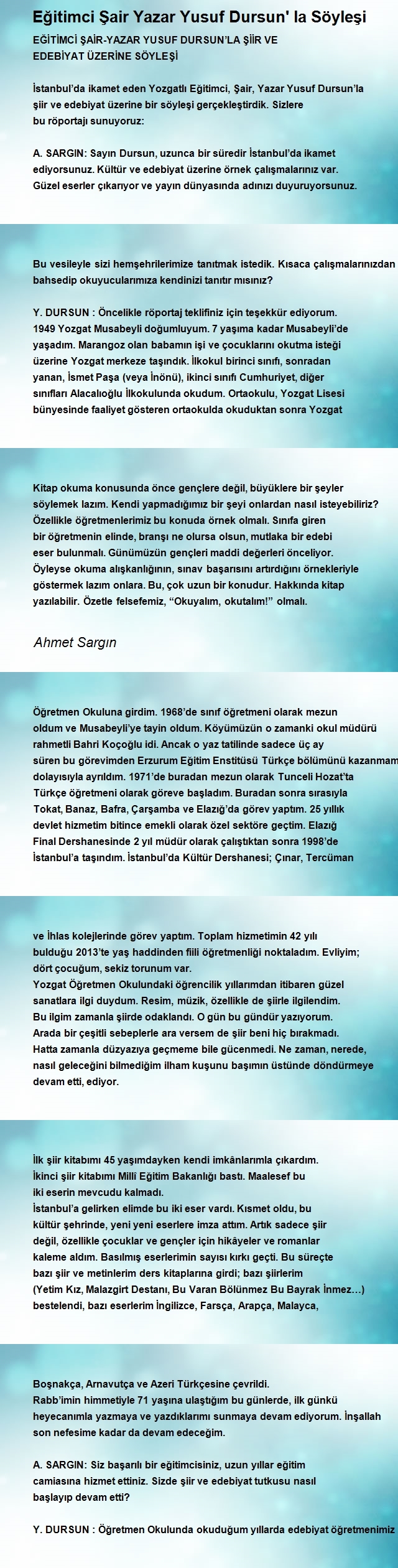 Ahmet Sargın