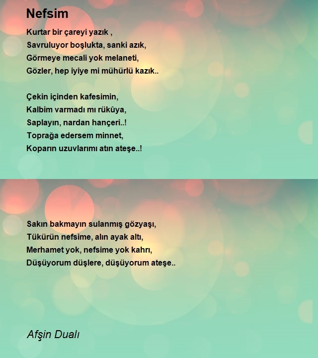 Afşin Dualı