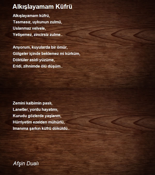 Afşin Dualı