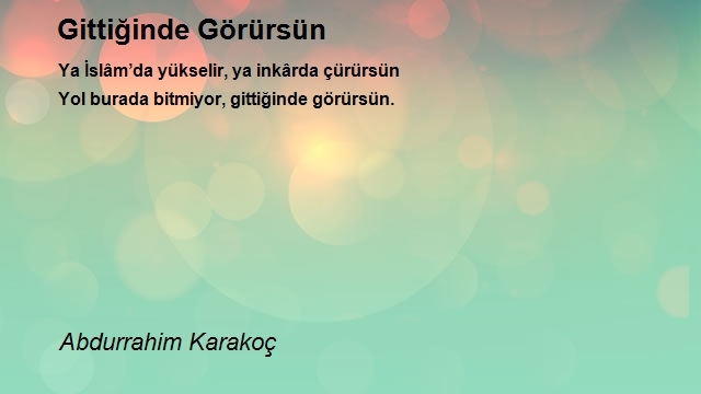 Abdurrahim Karakoç