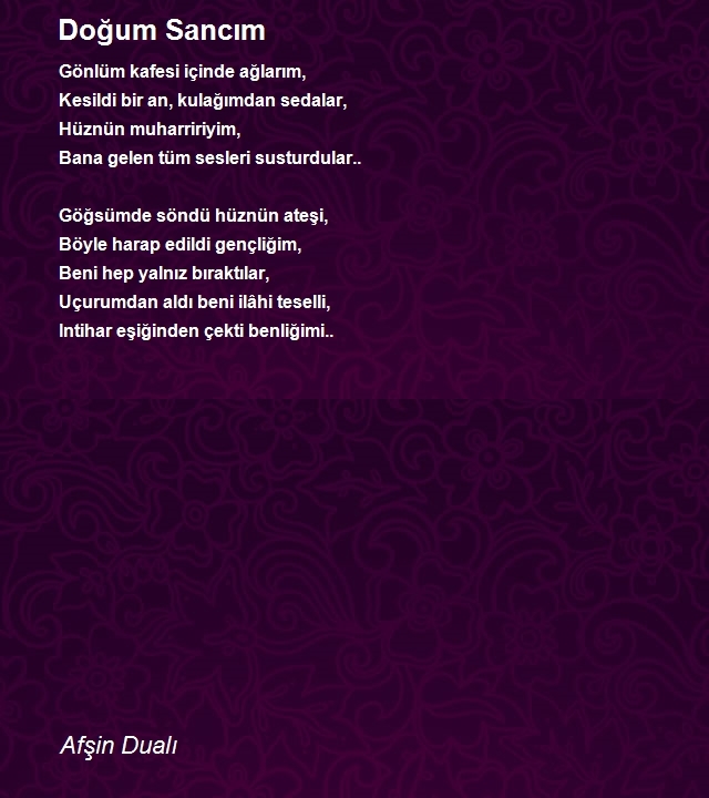 Afşin Dualı