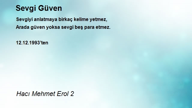 Hacı Mehmet Erol 2