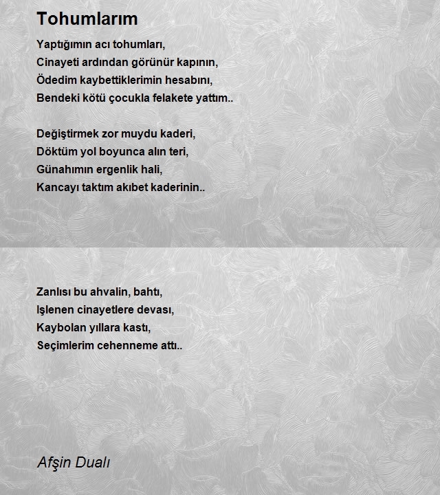 Afşin Dualı