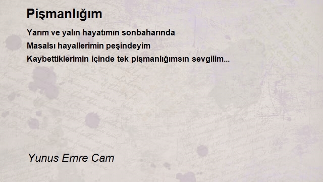 Yunus Emre Cam