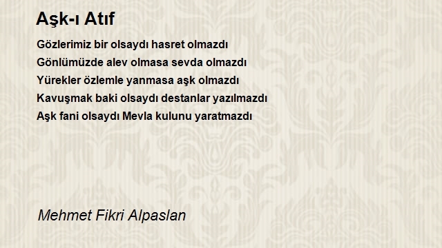 Mehmet Fikri Alpaslan