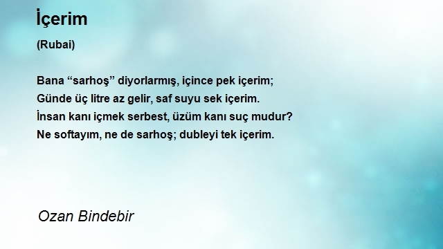 Ozan Bindebir