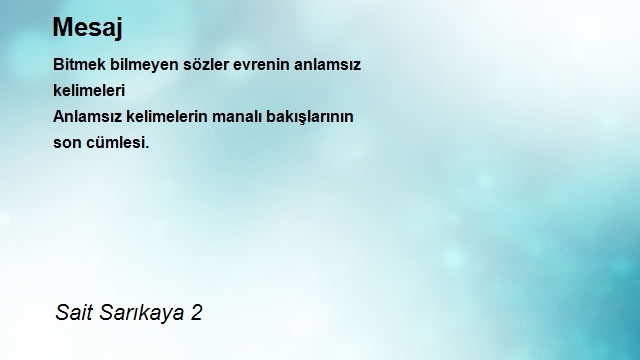 Sait Sarıkaya 2