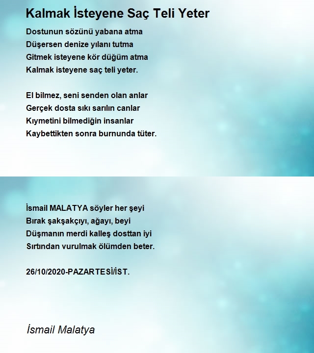 İsmail Malatya