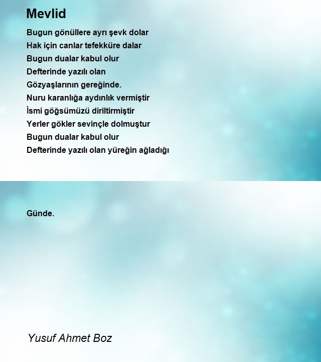 Yusuf Ahmet Boz