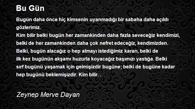 Zeynep Merve Dayan