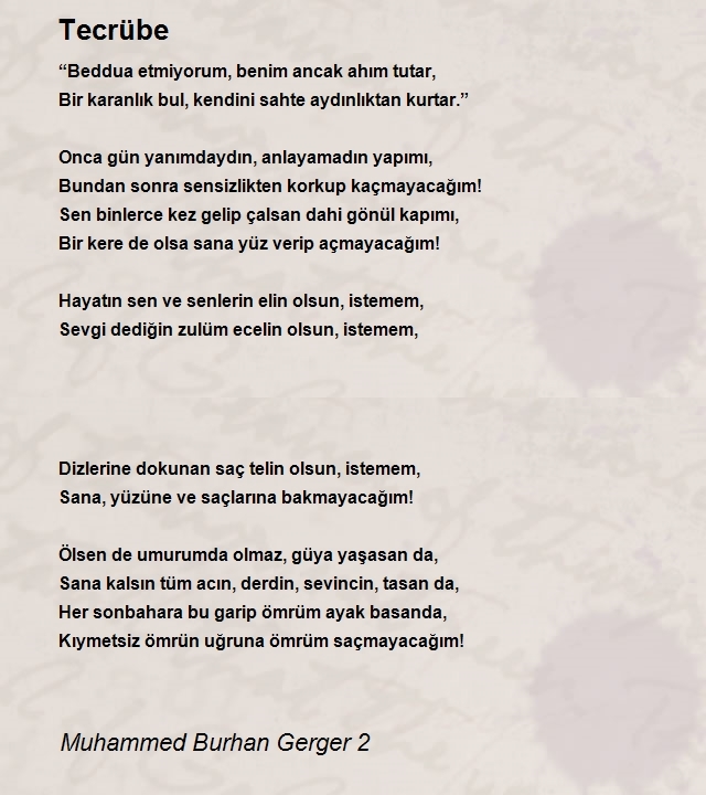 Muhammed Burhan Gerger 2