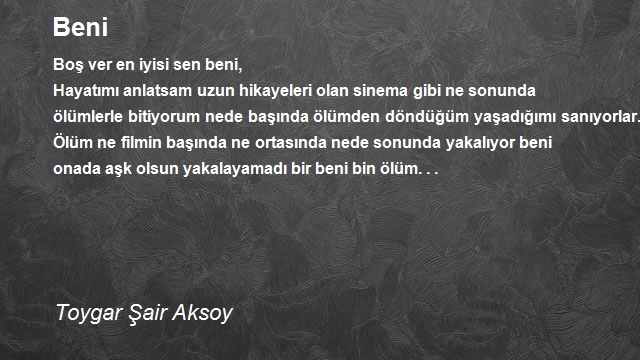 Toygar Şair Aksoy