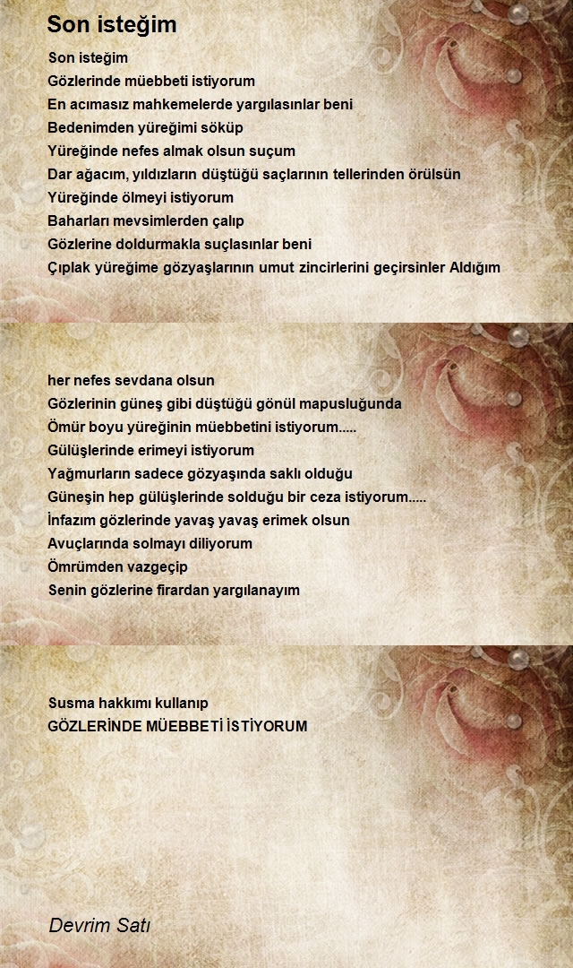 Devrim Satı