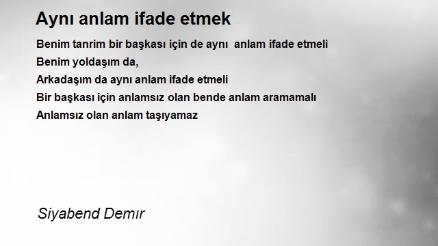 Siyabend Demır