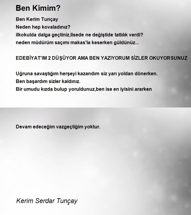 Kerim Serdar Tunçay