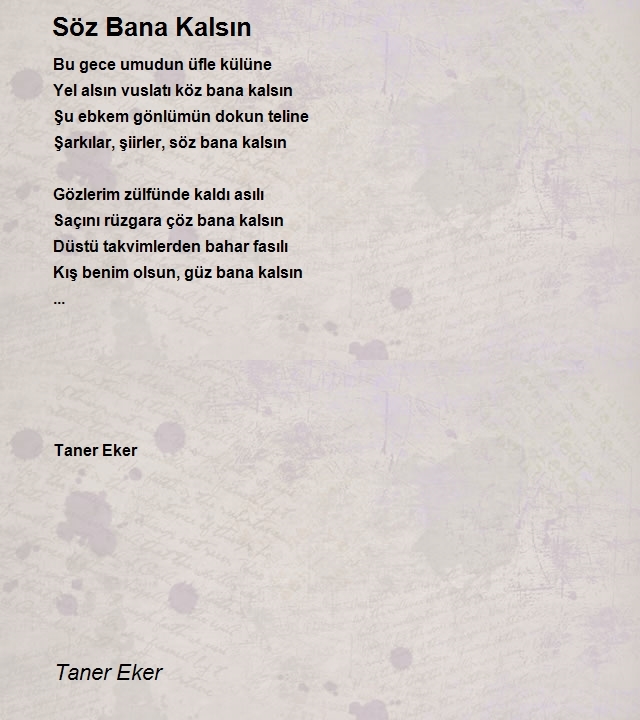 Taner Eker