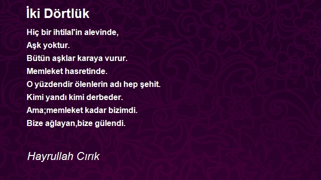 Hayrullah Cırık