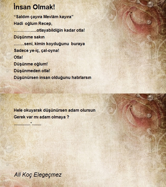 Ali Koç Elegeçmez