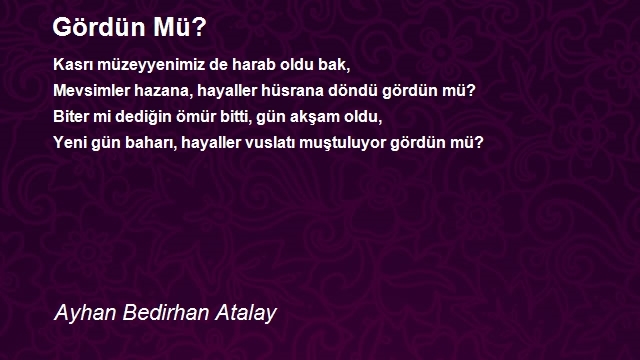 Ayhan Bedirhan Atalay