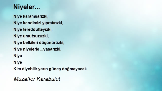 Muzaffer Karabulut