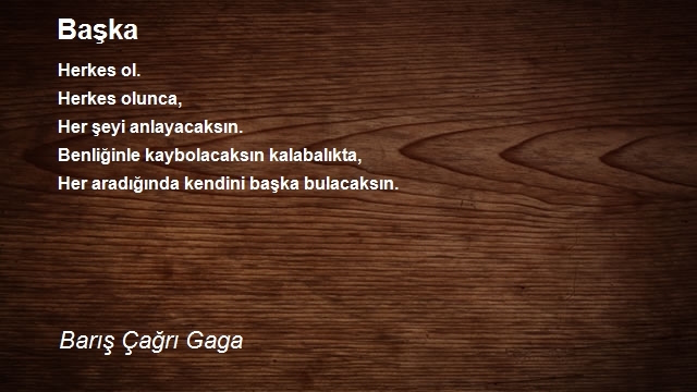 Barış Çağrı Gaga