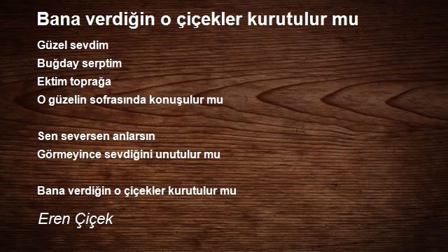 Eren Çiçek