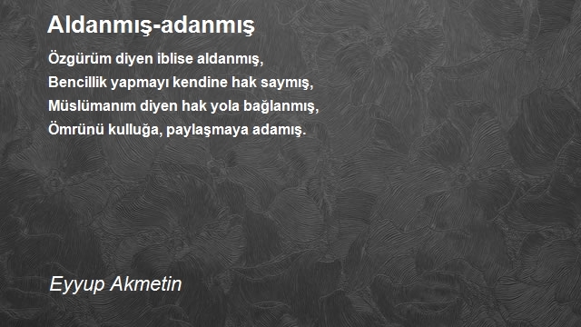 Eyyup Akmetin