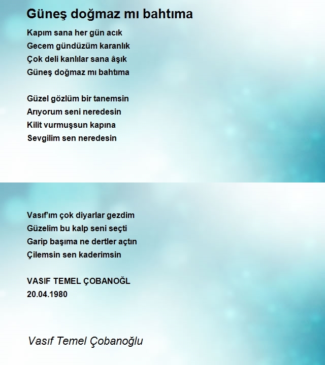 Vasıf Temel Çobanoğlu