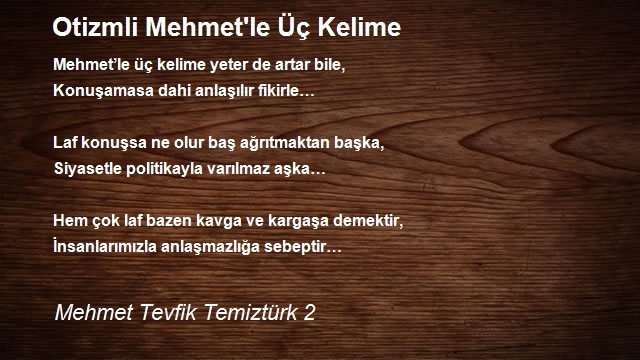 Mehmet Tevfik Temiztürk 2