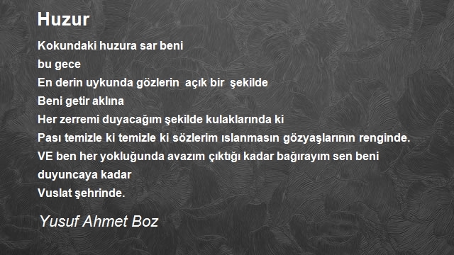 Yusuf Ahmet Boz