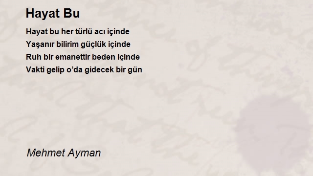 Mehmet Ayman