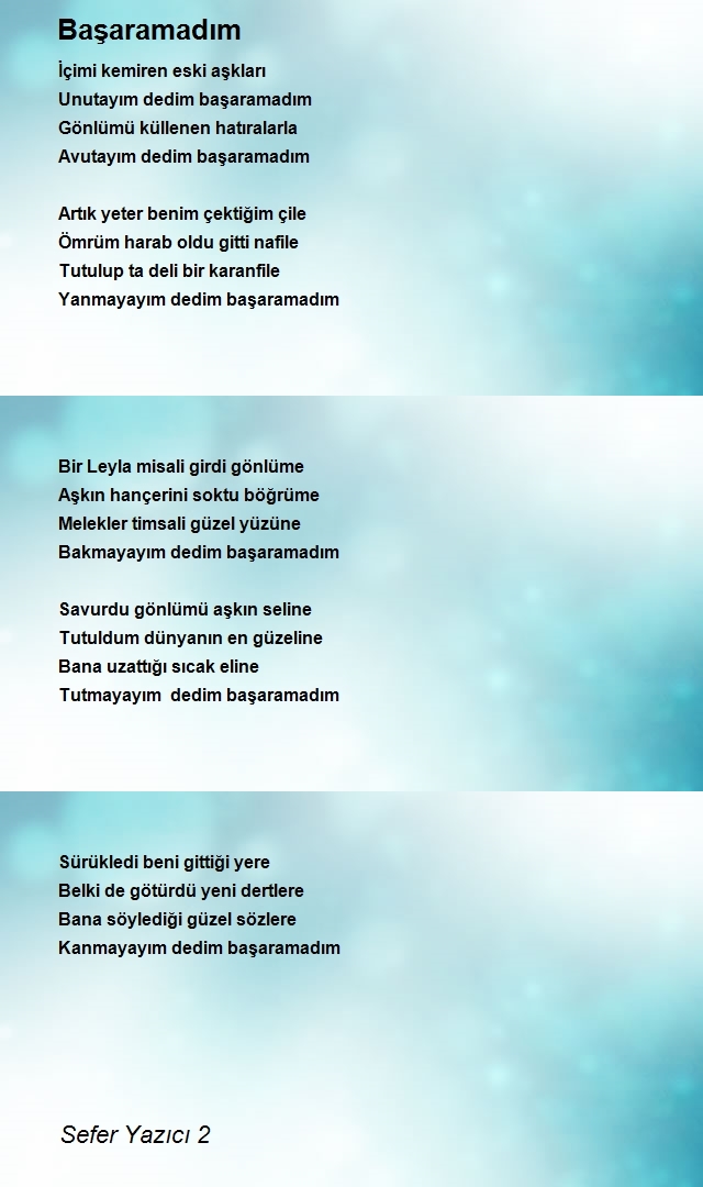 Sefer Yazıcı 2