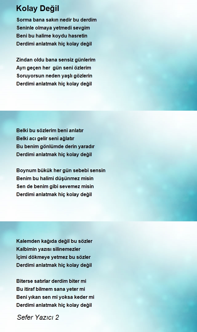 Sefer Yazıcı 2