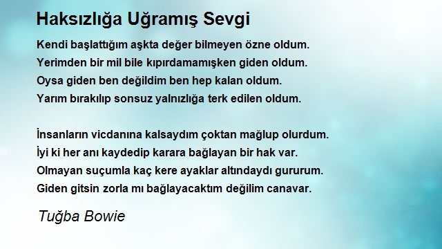 Tuğba Bowie