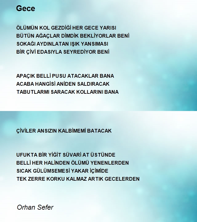 Orhan Sefer