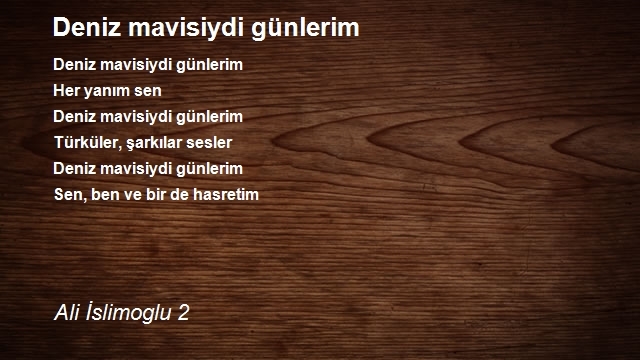 Ali İslimoglu 2