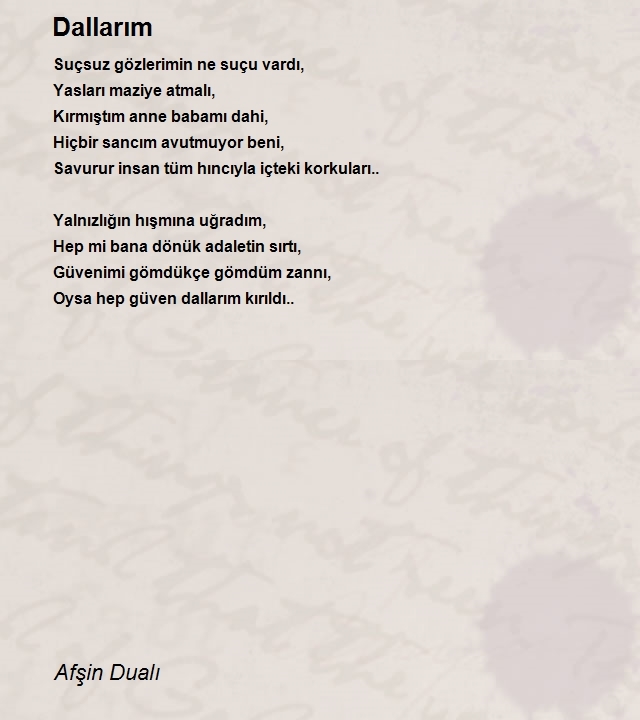 Afşin Dualı