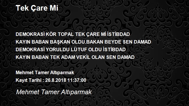 Mehmet Tamer Altıparmak