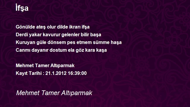 Mehmet Tamer Altıparmak