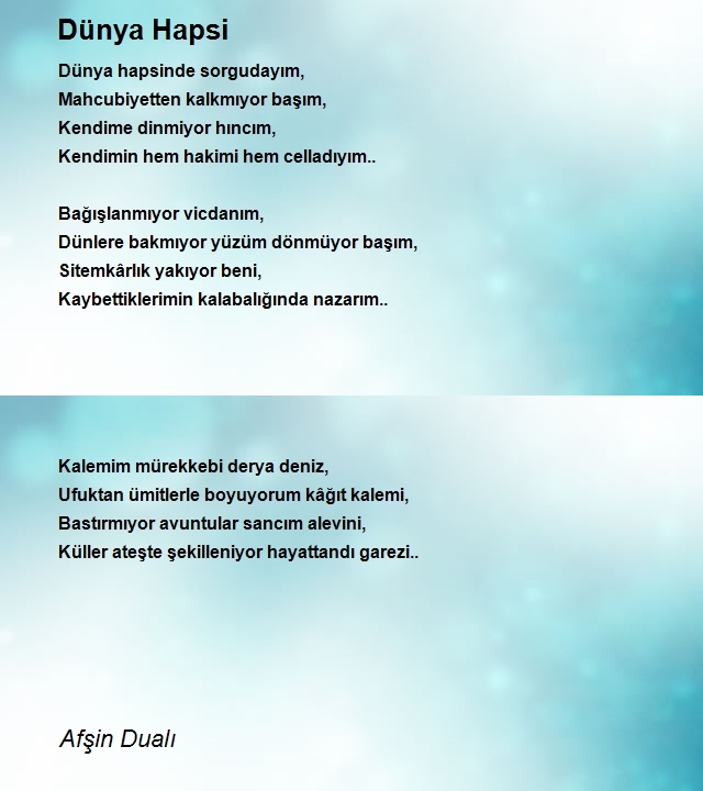 Afşin Dualı