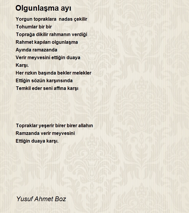 Yusuf Ahmet Boz